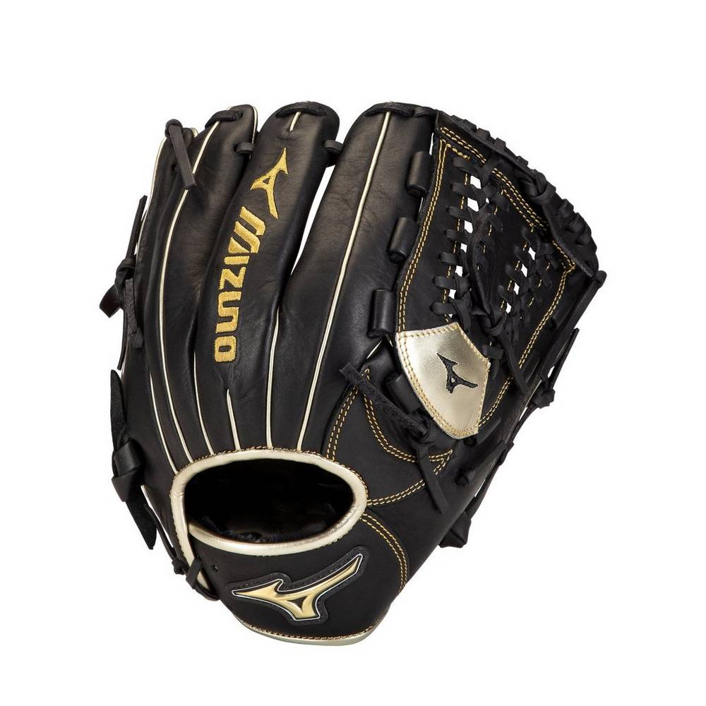 Mens Mizuno MVP Prime SE Infield 11.75" Baseball Gloves Black/Gold Philippines (AKXFCM702)